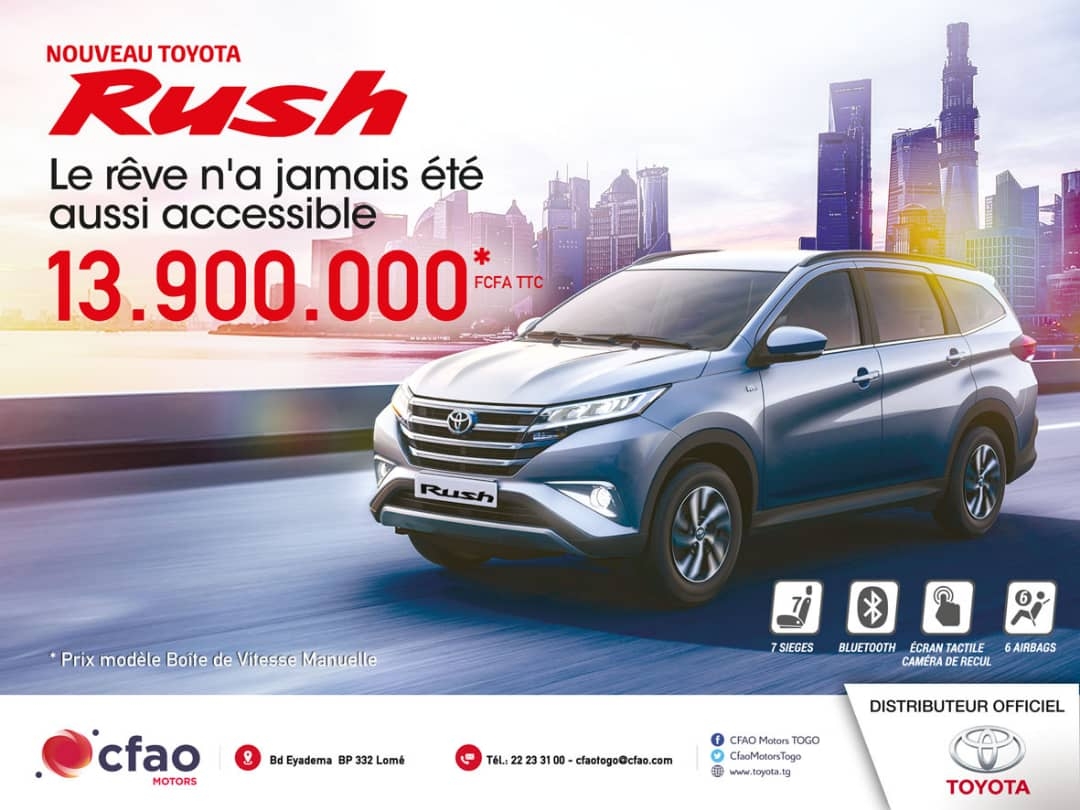 Découvrez le nouveau Toyota Rush