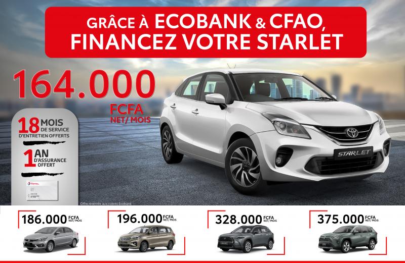 Avec CFAO Togo et Ecobank, financez l'achat de votre véhicule